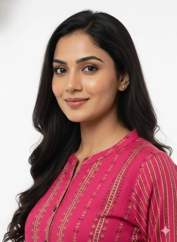 Pink_Cotton_Single_Kurti_For_Women