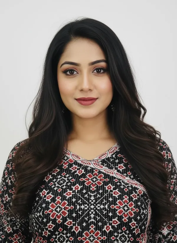 Black_Cotton_Short_Kurti_For_Women
