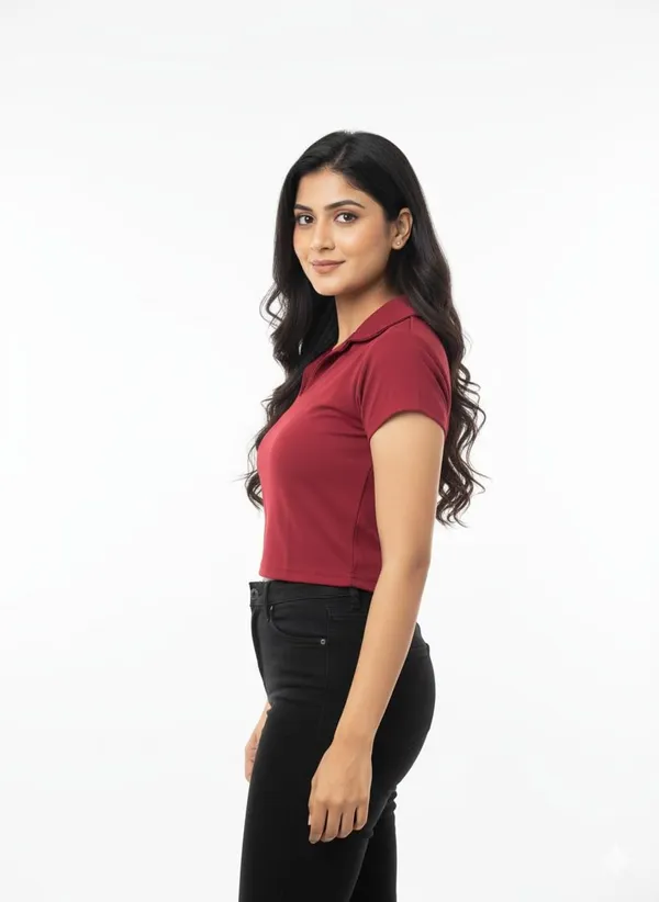 Maroon_Polyester_Crop_Top_For_Women