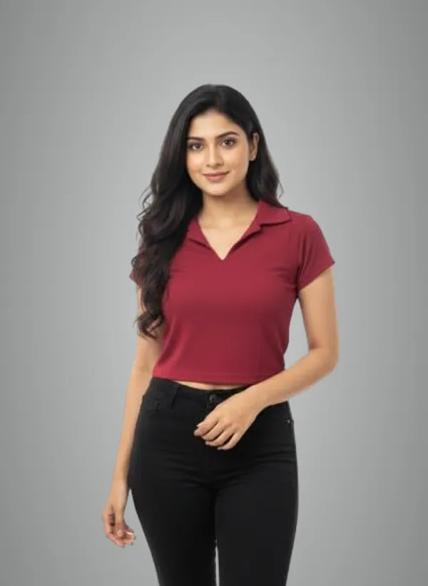 Maroon_Polyester_Crop_Top_For_Women