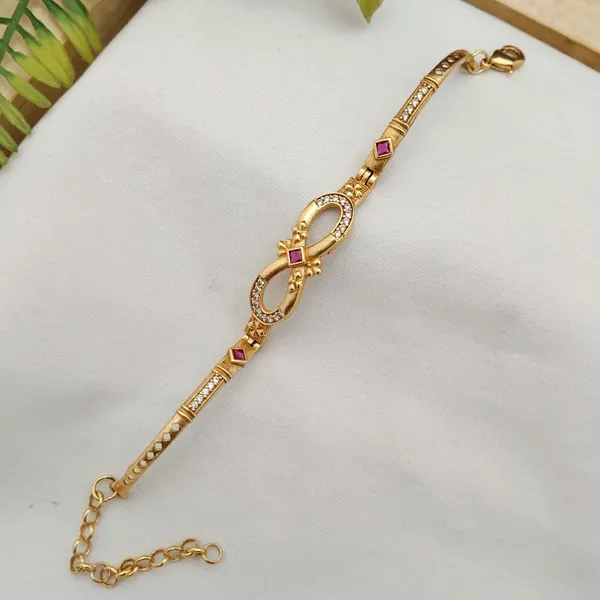 Gold-Plated_Infinity_Ruby_CZ_Bracelet_for_Women