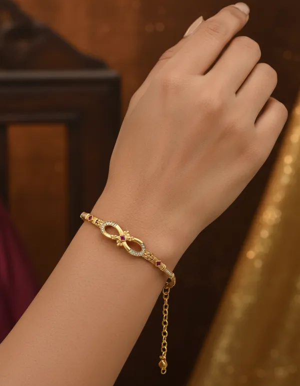 Gold-Plated_Infinity_Ruby_CZ_Bracelet_for_Women