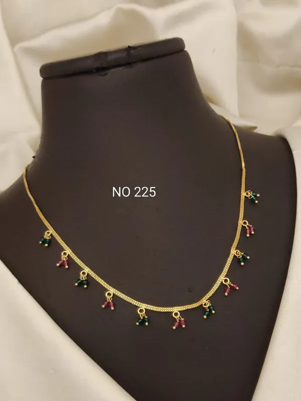Gold_Beaded_Charm_Necklace
