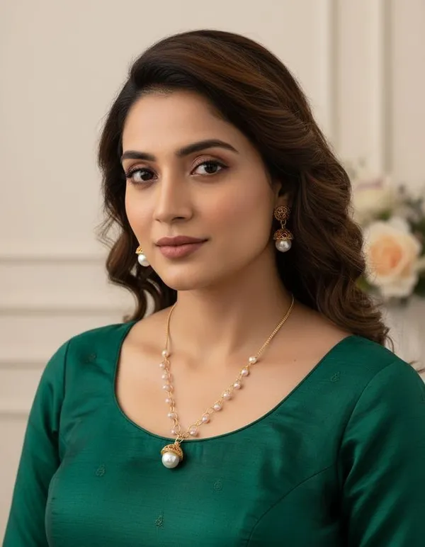 Gold-Plated_Moti_Pendant_Necklace_Set_with_Jhumki_Pearl_Earrings