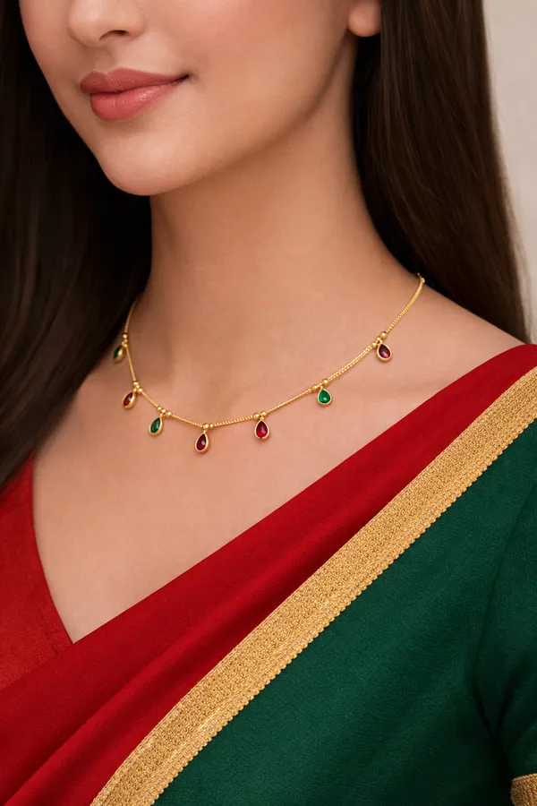 Royal_Gold-Plated_Drop_Necklace