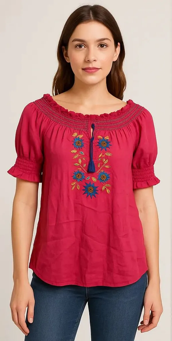 Pink_Cotton_Trendy_Western_Wear_Top_&_Tunic_For_Women