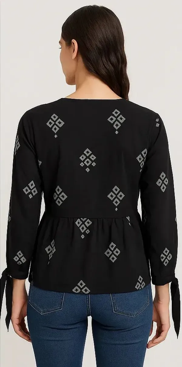 Black_Cotton_Trendy_Western_Wear_Top_&_Tunic_For_Women