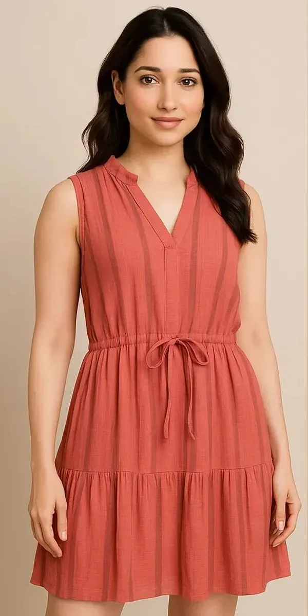 Orange_Cotton_Trendy_Western_Wear_Top_&_Tunic_For_Women