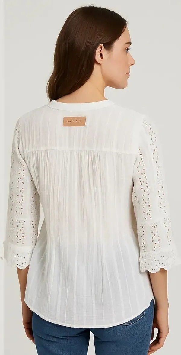 White_Cotton_Trendy_Western_Wear_Top_&_Tunic_For_Women