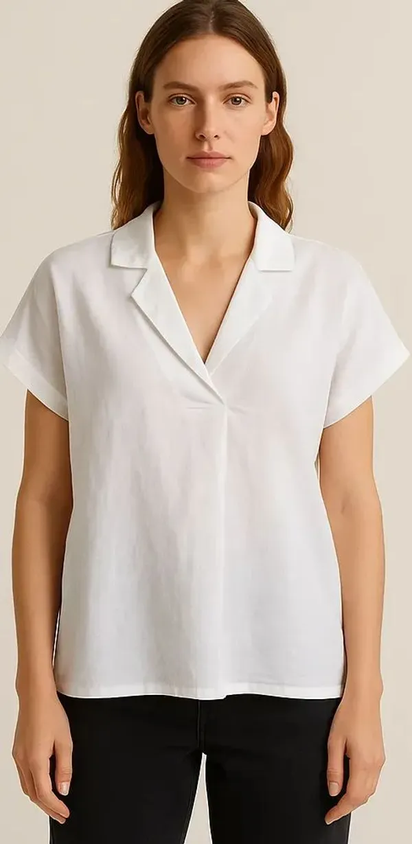 White_Cotton_Trendy_Western_Wear_Top_&_Tunic_For_Women
