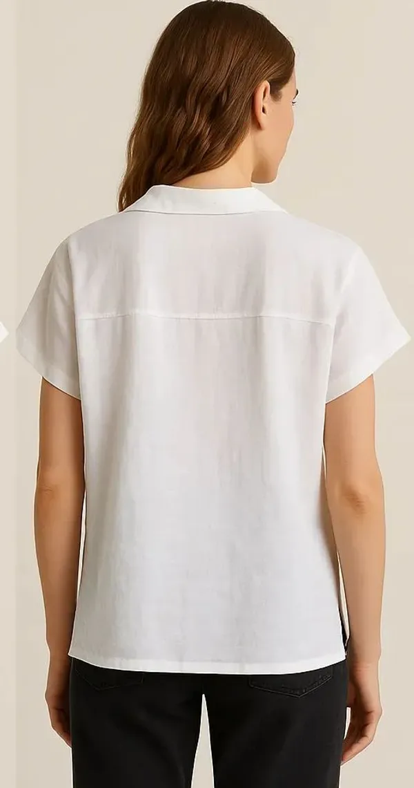 White_Cotton_Trendy_Western_Wear_Top_&_Tunic_For_Women