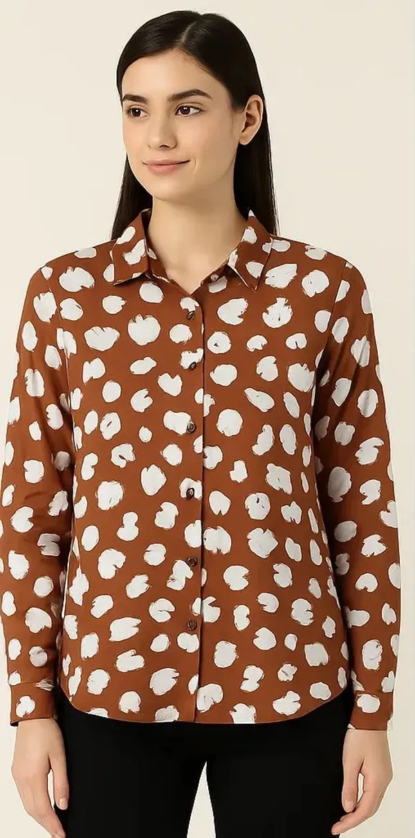 Brown_Cotton_Trendy_Western_Wear_Top_&_Tunic_For_Women