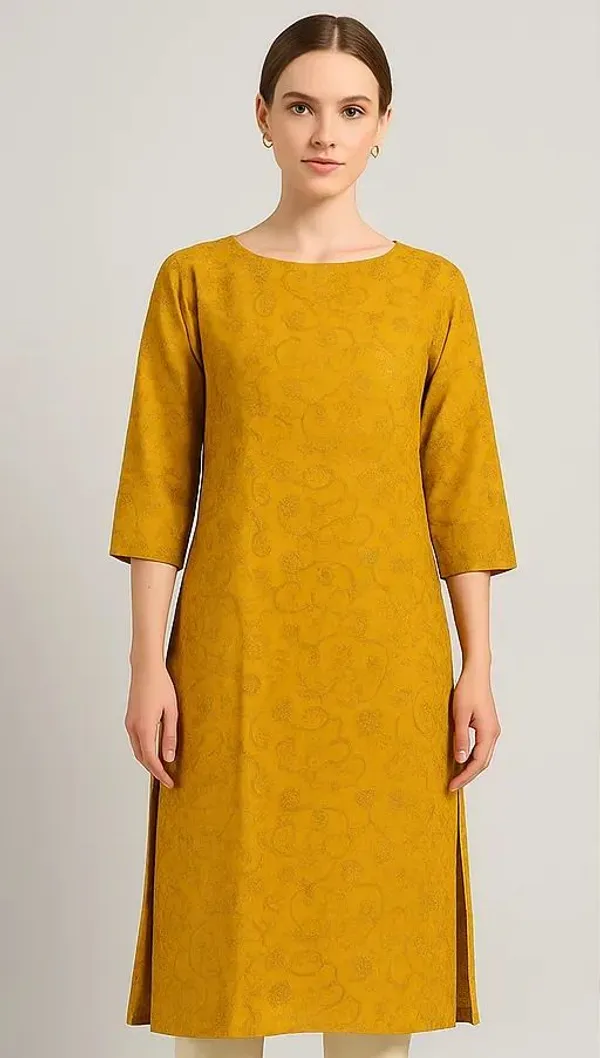 Yellow_Color_Cotton_Trendy_Western_Wear_Top_&_Tunic_For_Women