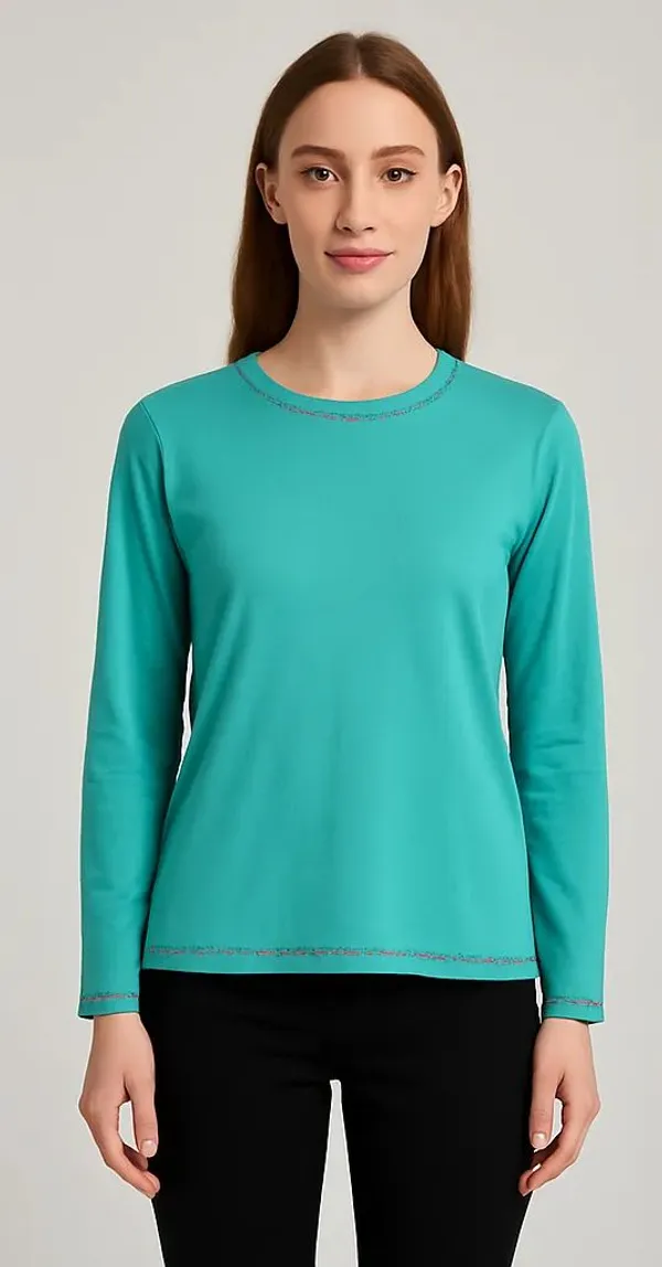 Green_Cotton_Trendy_Western_Wear_Top_&_Tunic_For_Women