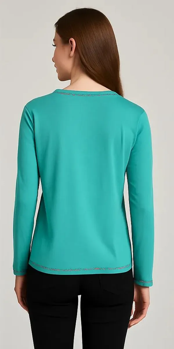 Green_Cotton_Trendy_Western_Wear_Top_&_Tunic_For_Women