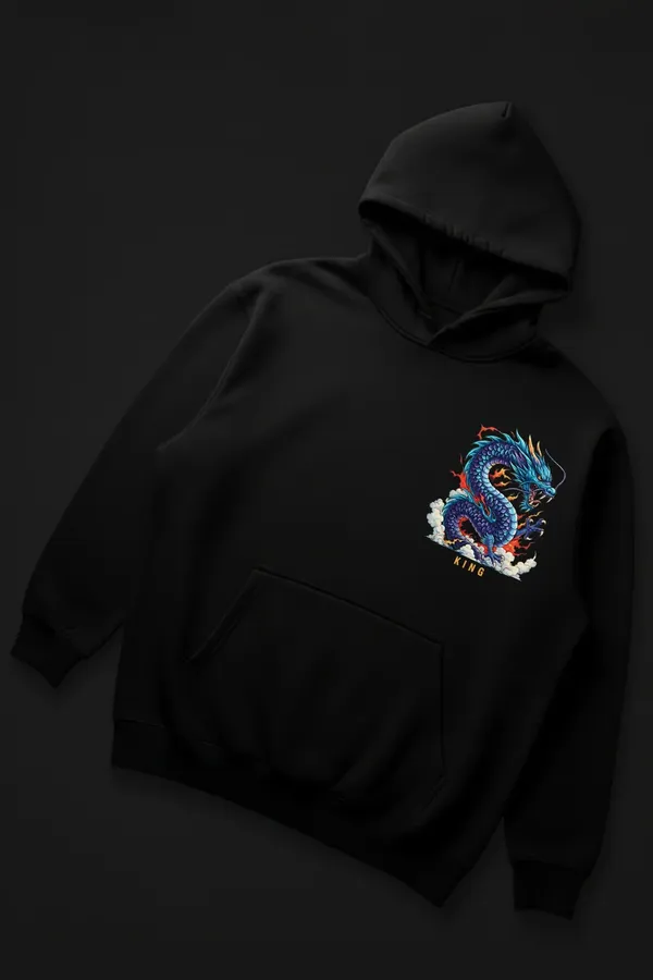 Black_Blue_Inferno_Dragon_Hoodie_For_Unisex_340_GSM