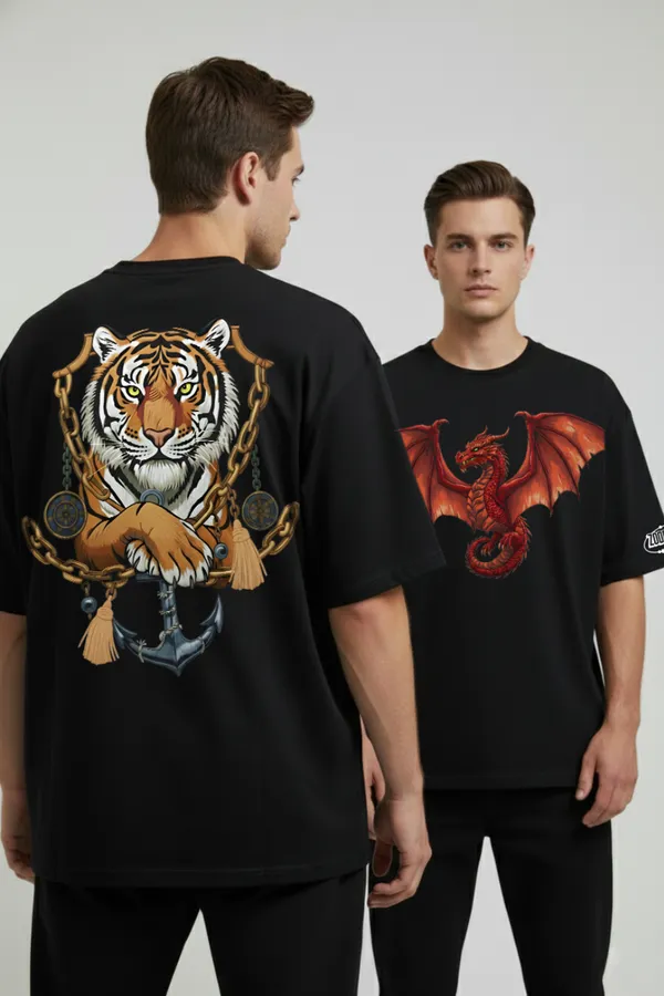 Black_Throneborn_Combo_King’S_Oath_&_Dragon_Reign_Oversize�Tees_For_Unisex_240_GSM