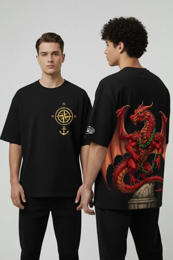 Black_Throneborn_Combo_King’S_Oath_&_Dragon_Reign_Oversize�Tees_For_Unisex_240_GSM