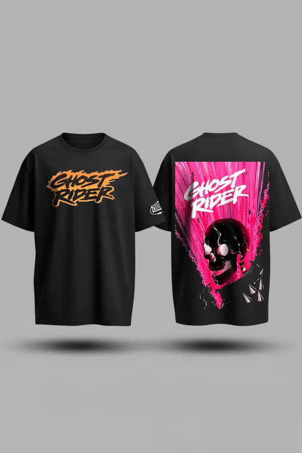 Black_&_White_Revenant_Combo_John_Wick_Ghost_Rider_Black Oversize�Tees_For_Unisex_240_GSM