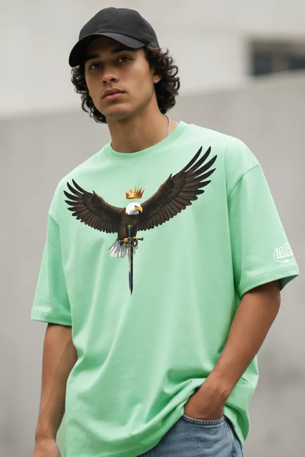 Light_Green_Knight_Warrior_Fit_Oversize_Tees_For_Men_200_GSM
