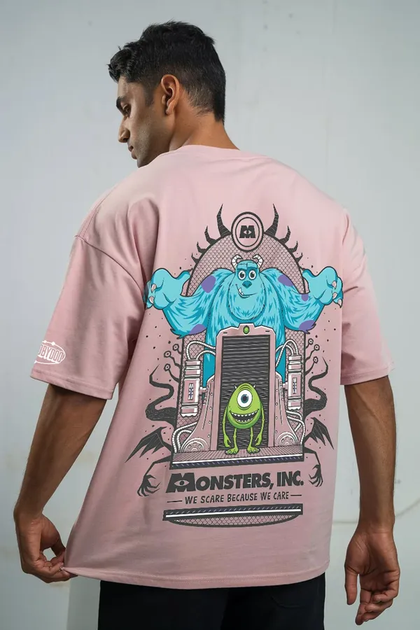 Light_Pink_Monster_University_Fit_Oversize_Tees_For_Men_200_GSM
