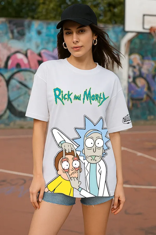 White_Morty_Vision_Drop_Fit_Oversize_Tees_For_Women_200_GSM