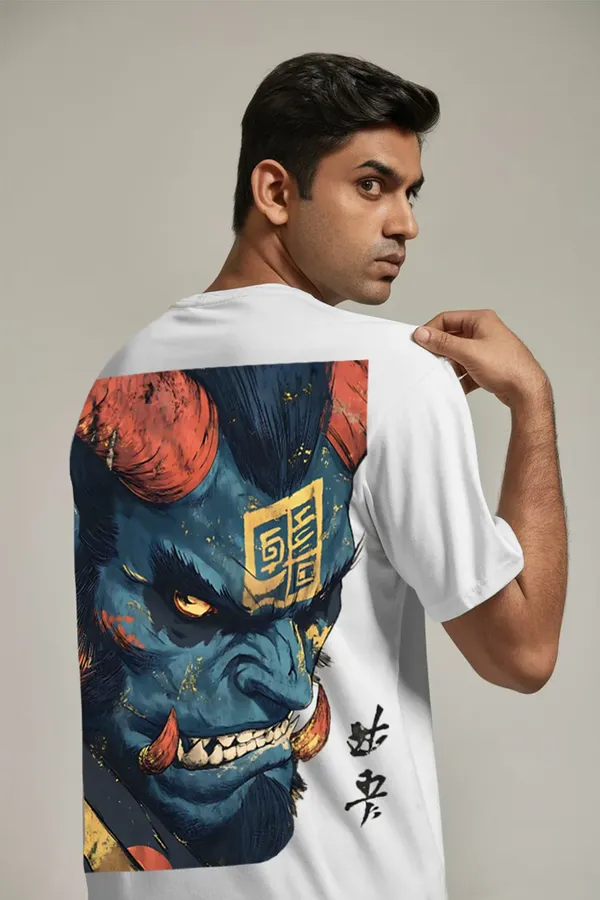 White_Oni_Demon_Fit_Oversize_Tees_For_Men_200_GSM