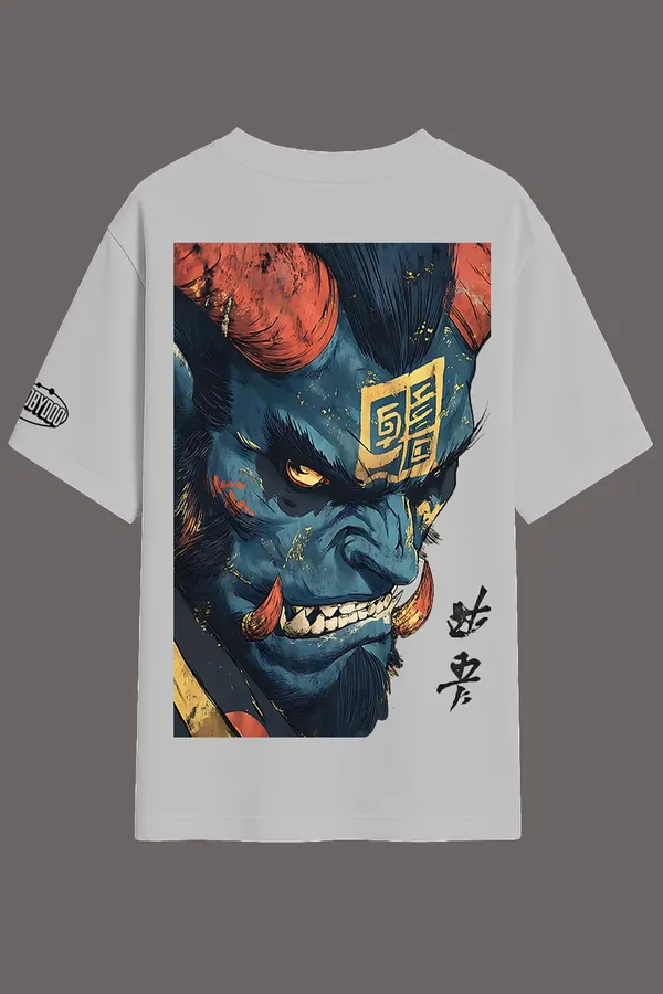 White_Oni_Demon_Fit_Oversize_Tees_For_Men_200_GSM