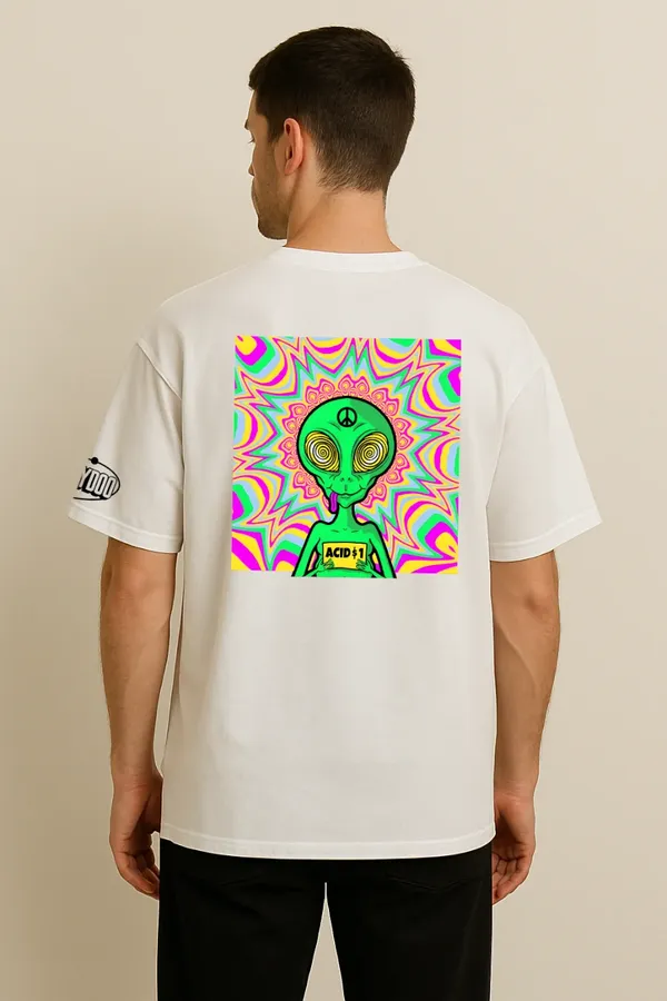 White_Alien_Peace_Fit_Oversize_Tees_For_Men_200_GSM