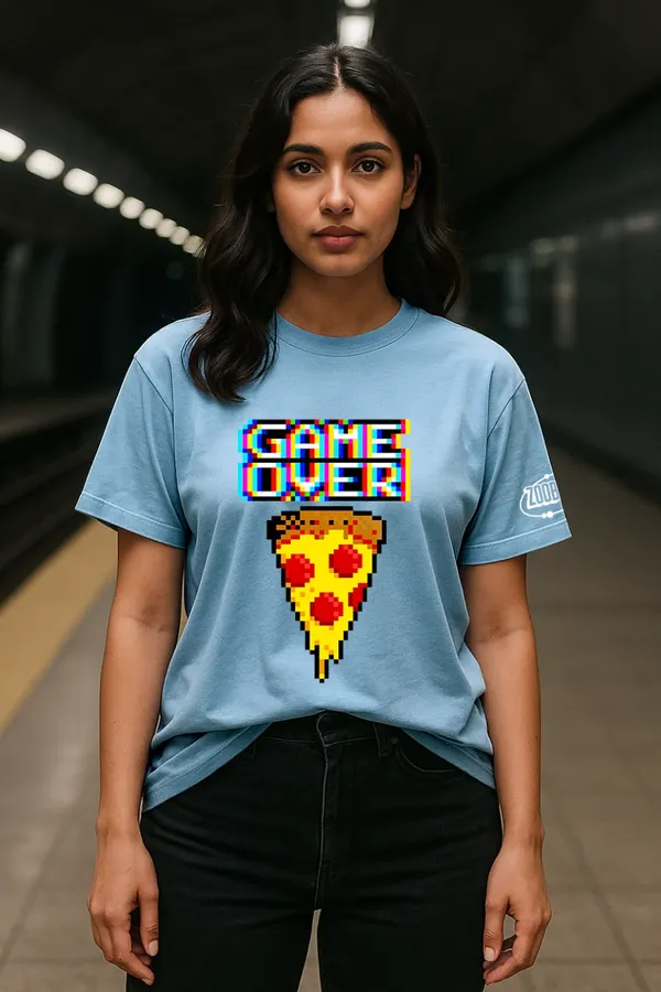 Powder_Blue_Pizza_X_Game_Over_Fit_Oversize_Tees_For_Women_200_GSM