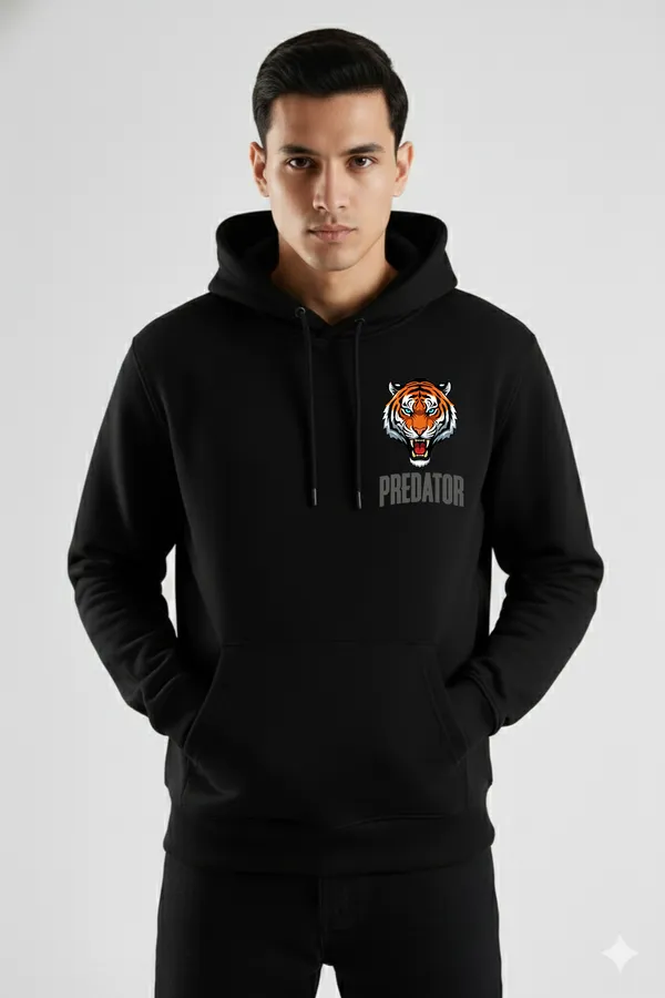 Black_Predator_Tiger_Hoodie_For_Unisex_340_GSM