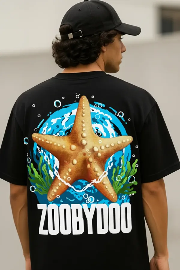 Black_Deep_Sea_Starfish_Fit_Oversize_Tees_For_Men_240_GSM