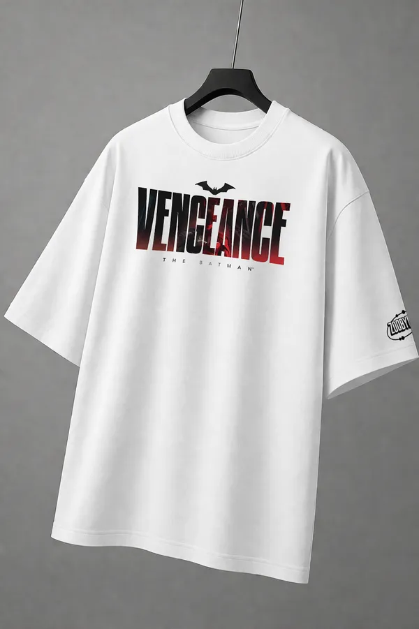 White_Vengeance_Batman_Fit_Oversize_Tees_For_Men_200_GSM
