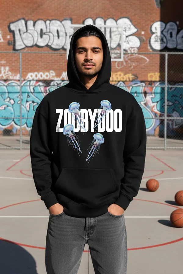 Black_Zoobydoo_Jellywave_Hoodie_For_Unisex_340_GSM