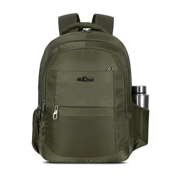 Green_Laptop_Backpack_Minimal_Design_Spacious_&_Comfortable