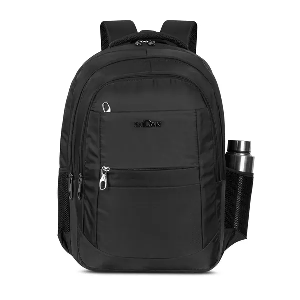 Black_Classic_Laptop_Backpack_Minimal_Spacious_&_Comfortable_For_Everyday_Use