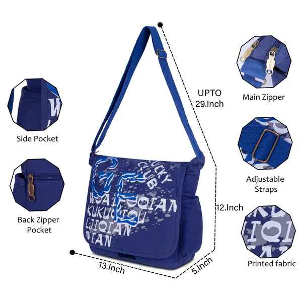 Blue_Printed_Sling_Bag_Stylish_Compact_&_Easy_For_Everyday_Use