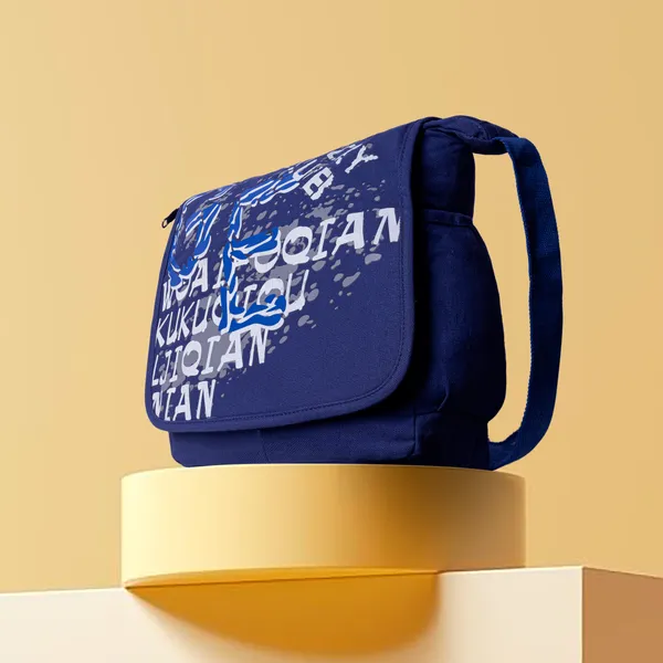 Blue_Printed_Sling_Bag_Stylish_Compact_&_Easy_For_Everyday_Use