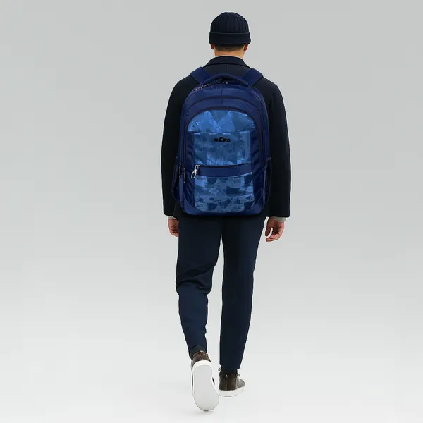 Blue_Printed_Laptop_Backpack_Stylish_Spacious_&_Comfortable_For_Daily_Use