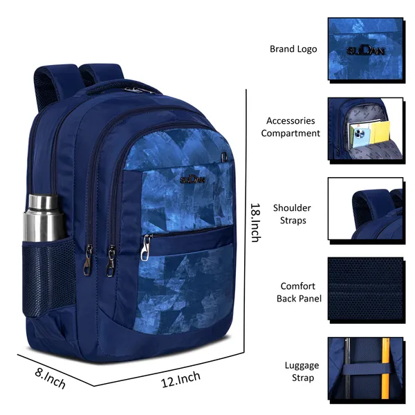 Blue_Printed_Laptop_Backpack_Stylish_Spacious_&_Comfortable_For_Daily_Use