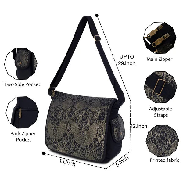 Black_Printed_Sling_Bag_Stylish_Compact_&_Easy_For_Everyday_Use