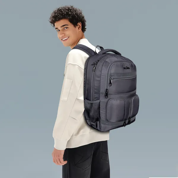 Grey_Laptop_Backpack_Smart_Spacious_&_Comfortable_For_Everyday_Use