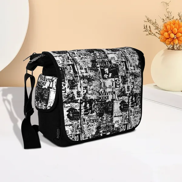 Black_Printed_Sling_Bag_Stylish_Compact_&_Easy_For_Everyday_Use