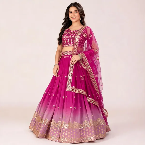 Pink_Micro_Cotton_Heavy_Simmer_Silk_Lehenga_Women_Festive_Wedding_Collection_For_Women