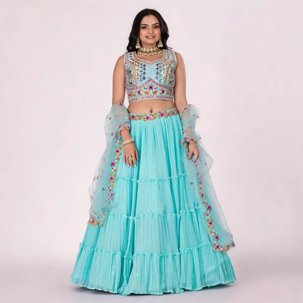 Sky_Blue_Star_Fox_Georgette_Lehenga_Choli_For_Women