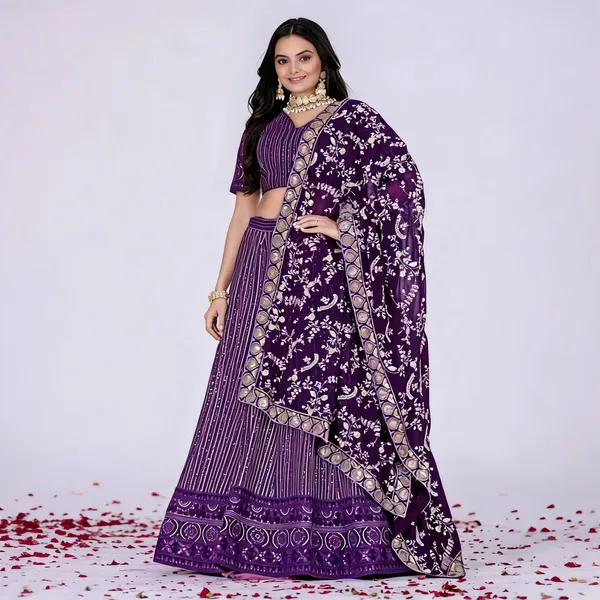 Purple_Fox_Georgette_Lehenga_Choli_For_Women