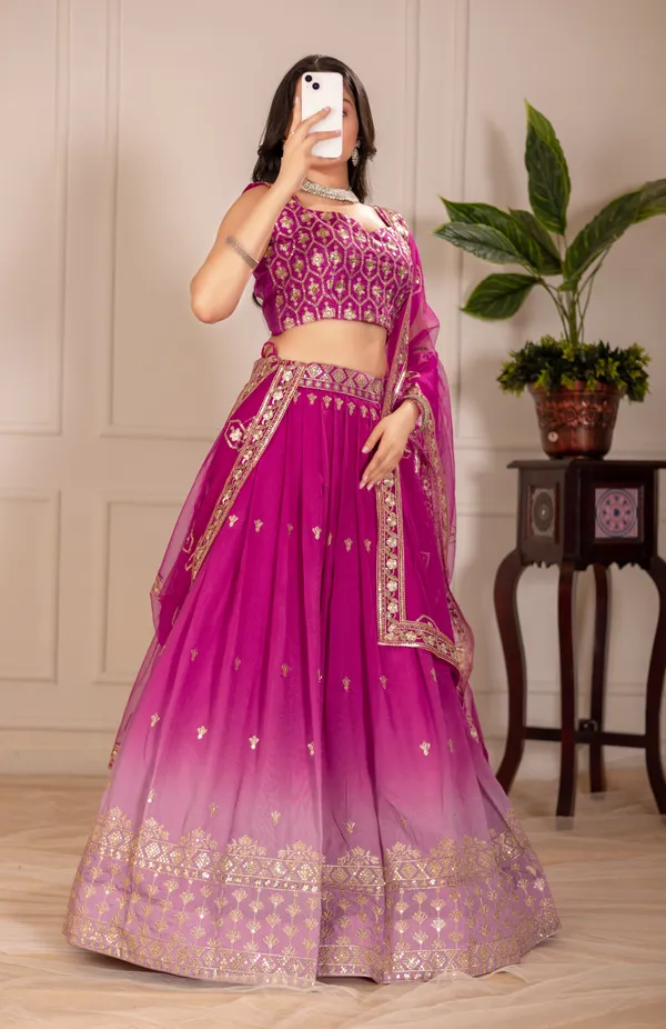 Pink_Micro_Cotton_Heavy_Simmer_Silk_Lehenga_Women_Festive_Wedding_Collection_For_Women