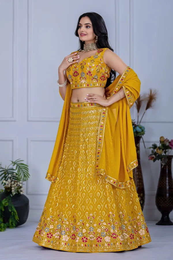 Yellow_Lehenga,_Blouse,_Dupatta_Fox_Georgette_Women_Festive_Wedding_Collection_For_Women