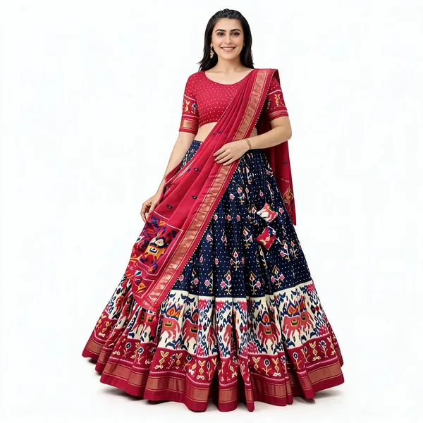 Traditional_Wear_Navy_Blue_Color_Lehenga_Choli_With_Pretty_Dupatta_For_Women