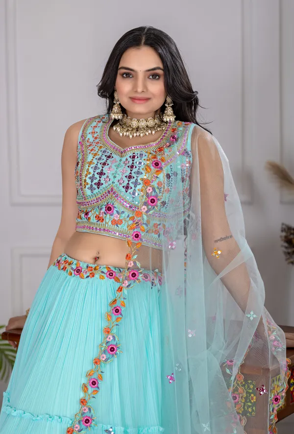 Sky_Blue_Star_Fox_Georgette_Lehenga_Choli_For_Women